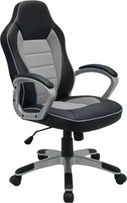 Kancelárske kreslo Star, čierne/sivé%