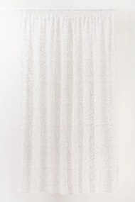 Bielo-sivá záclona 140x245 cm Amanda – Mendola Fabrics