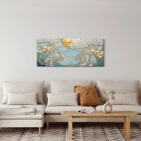 Obraz - 3D perly v oceáne (120x50 cm)