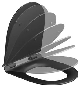 Ravak X01862 - WC sedátko SoftClose VITA SLIM čierne