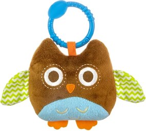 Závesná plyšová hračka Happy owl 2552 hnedá