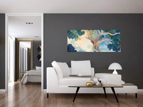 Obraz – Vesmírny strom (120x50 cm)