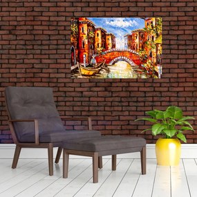 Obraz - Olejomaľba mesta III. (90x60 cm)