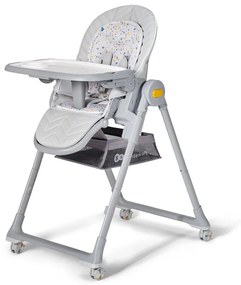 Kinderkraft KINDERKRAFT - Detská jedálenská stolička 2v1 LASTREE šedá AG0320