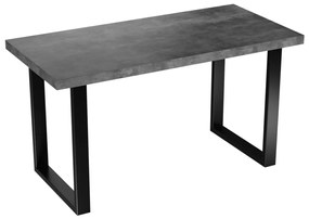 Jedálenský stôl VINI, 120x60x75, tmavý betón