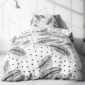 Bavlnené posteľné obliečky  4-dielne
