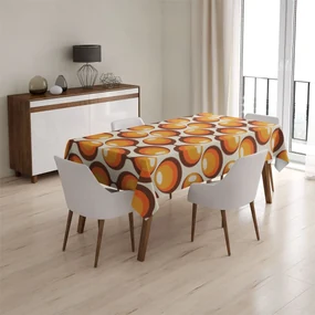 Sablio Obrus Karamelové kruhy - 90x90 cm