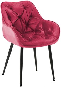 Stolička Tanna - zamat - Červená