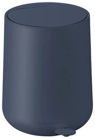 Tmavomodrý pedálový plastový odpadkový kôš 5 l Nova – Zone