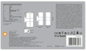 Ledvance - LED RGBW Vonkajšie svietidlo SMART+ CUBE LED/13,5W/230V IP44 Wi-Fi