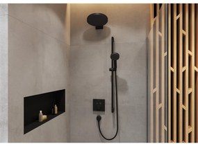 Hansgrohe Pulsify, nástenné pripojenie pre hlavovú sprchu 260, matná čierna, HAN-24149670