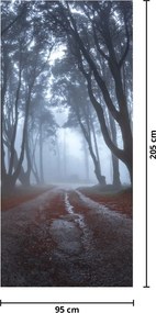 Fototapeta na dvere - Za daždivého dňa (95x205cm)