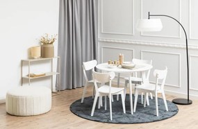 Actona Okrúhly jedálenský stôl Roxby 105 - biela