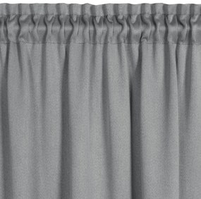 ZATEMŇOVACÍ ZÁVES NA PÁSKE CARLO 130X300 CM STRIEBORNÁ