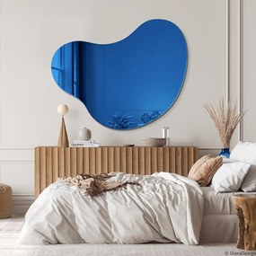 Zrkadlo Plama no.5 Blue Rozmer: 90 x 73 cm