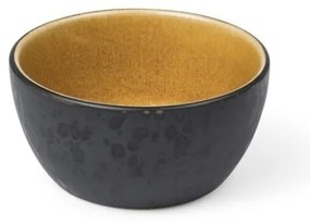 Čierna/jantárová kameninová miska 200 ml Black/Amber – Bitz