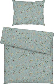 XXXLutz POSTEĽNÁ BIELIZEŇ, makosatén, mätovozelená, 140/200 cm Estella - Obliečky & plachty - 004142066603