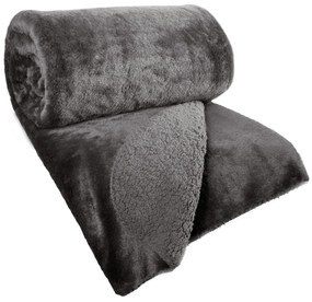 PREHOZ NA POSTEĽ NINA 170X210 CM SIVÝ