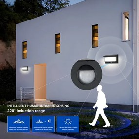 Brilagi - LED solárne svietidlo so senzorom SUN LUME LED/10W/3,7V 4000mAh IP44