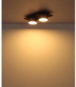 Globo 56964-2 - LED stropné svietidlo RAYMOND LED/24W/230V 3000K 46x20 cm mosadz