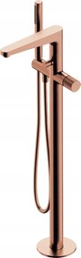 Voľne Stojaca Vaňová Batéria S Sprchovým Setom, Brúsená Meď