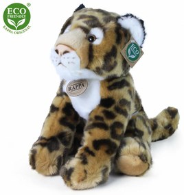 Plyšový leopard sediaci 30 cm ECO-FRIENDLY