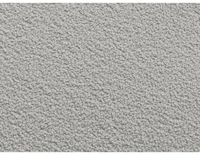 Svetlosivá rohová pohovka z textílie buklé (pravý roh/s leňoškou) Leonore – Bobochic Paris