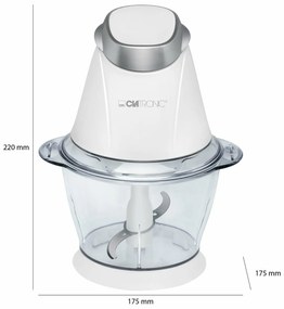 Clatronic MZ 3579 sekáčik na ľad, biela