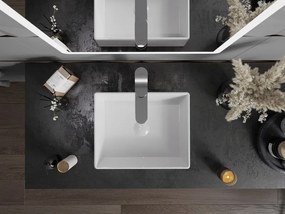 Mexen Goya, umývadlo na dosku 40 x 32 cm, biela, 22184000