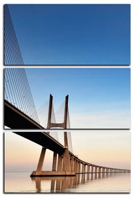 Obraz na plátne - Most Vasco da Gama - obdĺžnik 7245B (90x60 cm  )