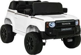 Elektrické autíčko Toyota Land Cruiser PRADO biele
