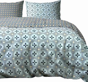 RENFORCÉ OBLIEČKY MINIMAL MINT EXCLUSIVE 200X220 CM, 2KS 70X80 CM VZOROVANÉ