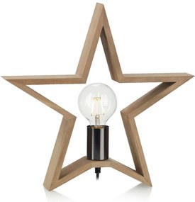 Hnedá svetelná dekorácia Markslöjd Marta, výška 40 cm