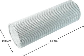 Menčestrový detský pohovkový vankúš v mentolovej farbe Roll – Wigiwama