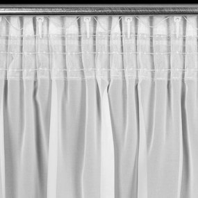 ZÁCLONA ARLETA NA PÁSKE 350X270 CM BIELA