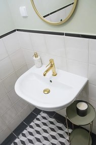 Laveo Pola, umývadlová batéria h-167, zlatá lesklá, LAV-BAP_G22D