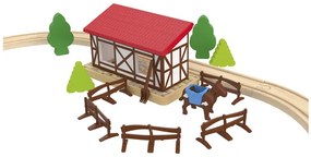 Playtive Drevená železnica hasiči/sedliacky dvor (sedliacky dvor)  (100367566)