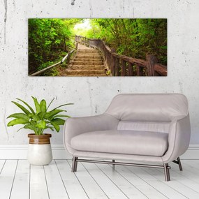Obraz - Schody v prírode (120x50 cm)