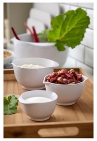 Biele misky v súprave 3 ks 750 ml Margrethe Mini – Rosti