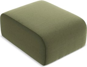 Zelená zamatová podnožka Lani – Makamii