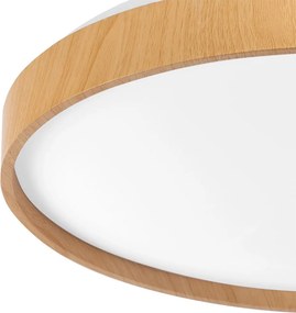 Toolight Toolight, LED stropné svietidlo 40cm, 24W, 4000lm, G116-C, prírodná hnedá-biela, OSW-06382