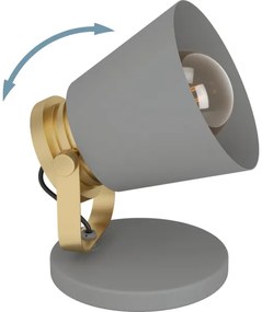 Eglo 43841 - Stolná lampa TWICKEN 1xE27/28W/230V