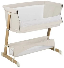 Lionelo - Detská postieľka 5v1 THOMI PLUS Béžovo-piesková