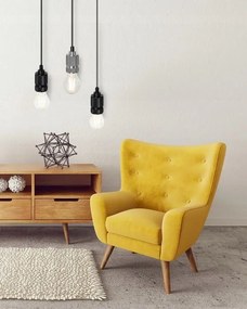 Toolight Toolight, závesná stropná lampa 1xE27 APP347-1CP, svetlá medená, OSW-08414
