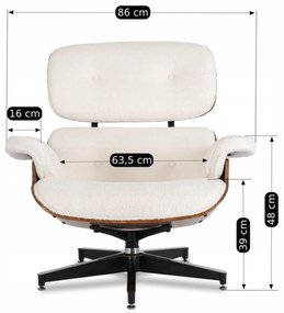 PROXIMA.store - Loftové otočné kreslo Palermo