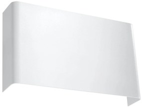 Nástenné svietidlo Copertura, 1x biele kovové tienidlo