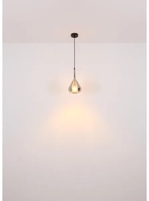 Globo 15542 - Luster na lanku GEEKY 1xE27/60W/230V pr. 20 cm čierna