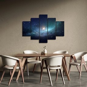 Obraz - Hviezdy a hmlovina (150x105 cm)