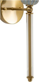 Biele/v zlatej farbe nástenné svietidlo Warsaw – Mauro Ferretti