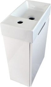 Comodo Kúpeľňová skrinka s keramickým umývadlom Spok 40 P